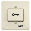 Rci RCI 909 Series Flush Mount Rocker Switch Pushbutton, Beige Finish 909F-MO